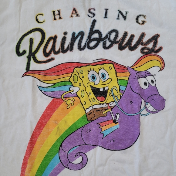 Spongebob Seahorse Graphic Tee - Picture 2 of 2
